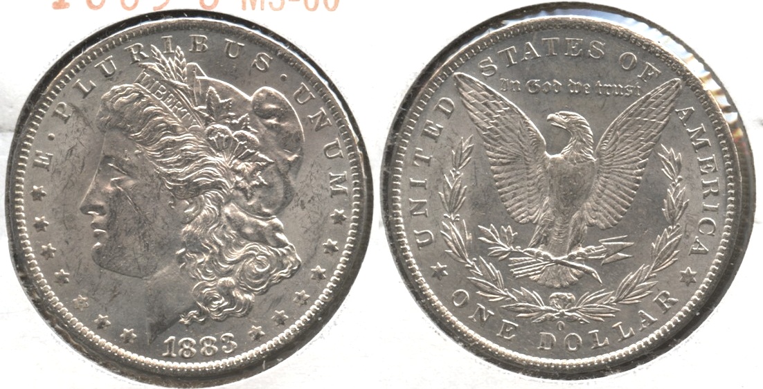 1883-O Morgan Silver Dollar MS-60 #j