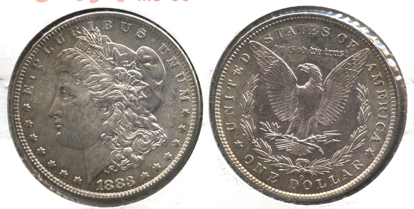 1883-O Morgan Silver Dollar MS-60 #l