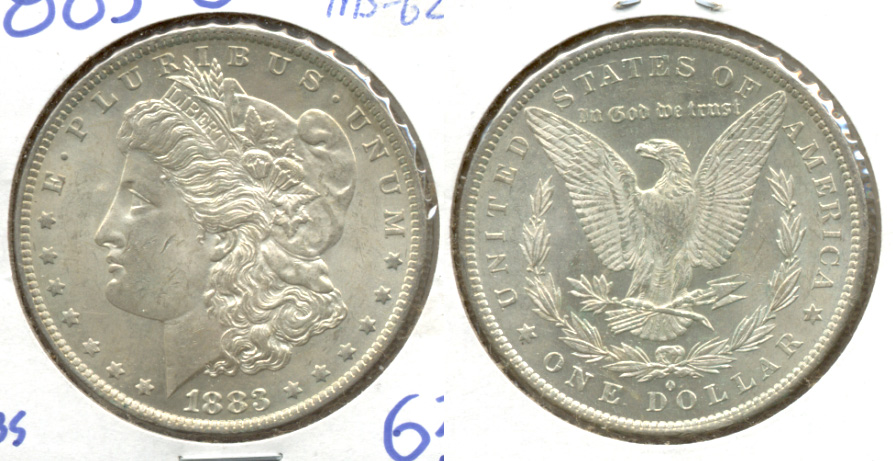 1883-O Morgan Silver Dollar MS-62