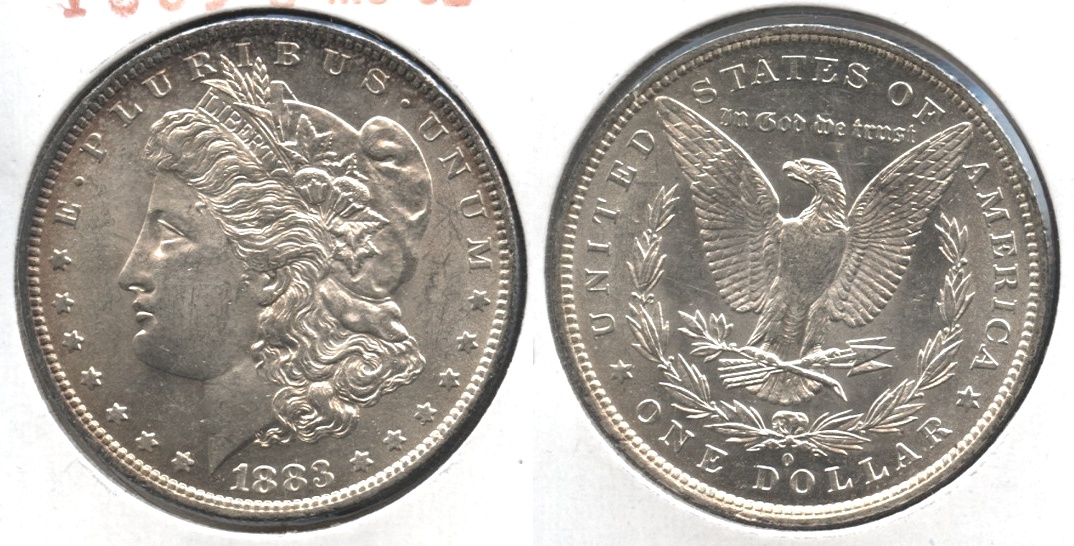 1883-O Morgan Silver Dollar MS-62 #d