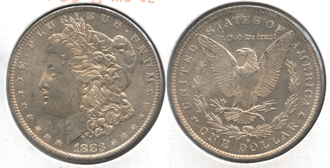 1883-O Morgan Silver Dollar MS-62 #g