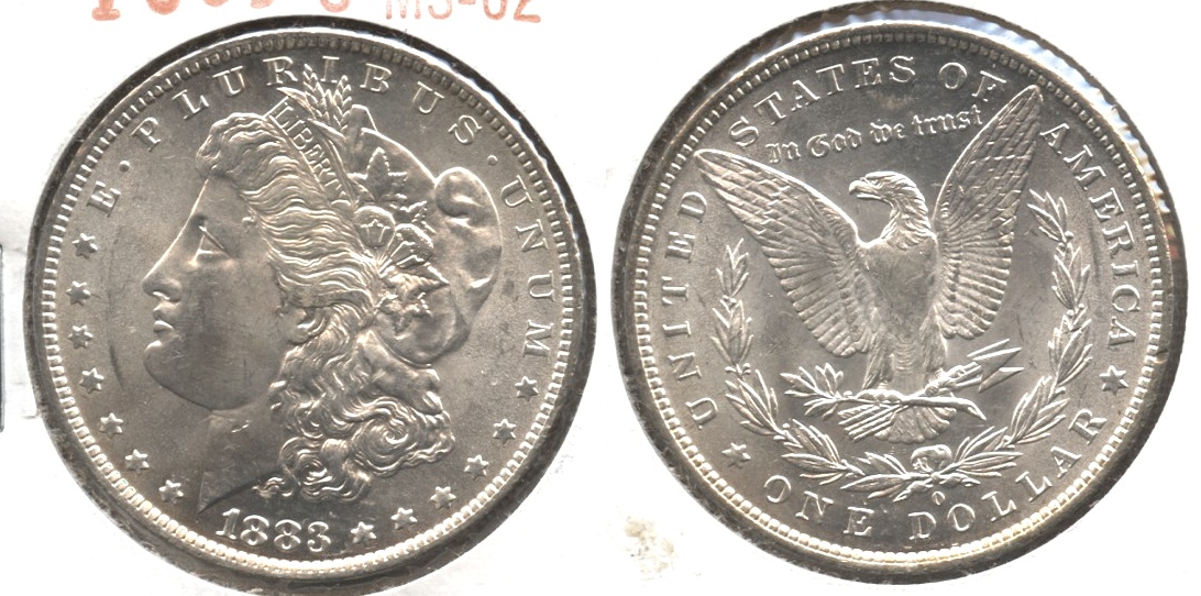 1883-O Morgan Silver Dollar MS-62 #l