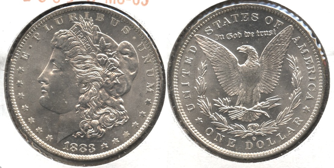 1883-O Morgan Silver Dollar MS-63 #f