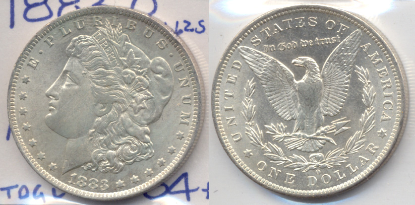 1883-O Morgan Silver Dollar MS-64