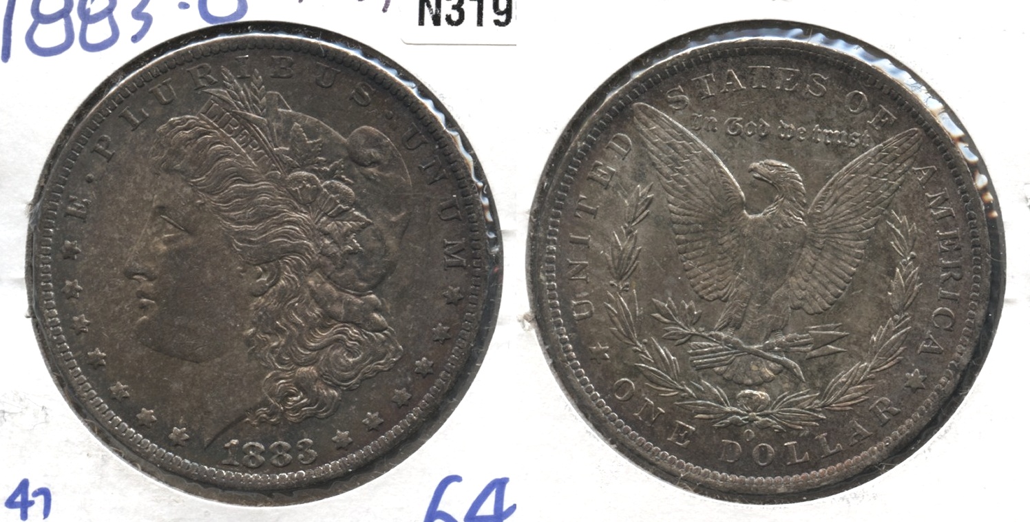 1883-O Morgan Silver Dollar MS-64 #b