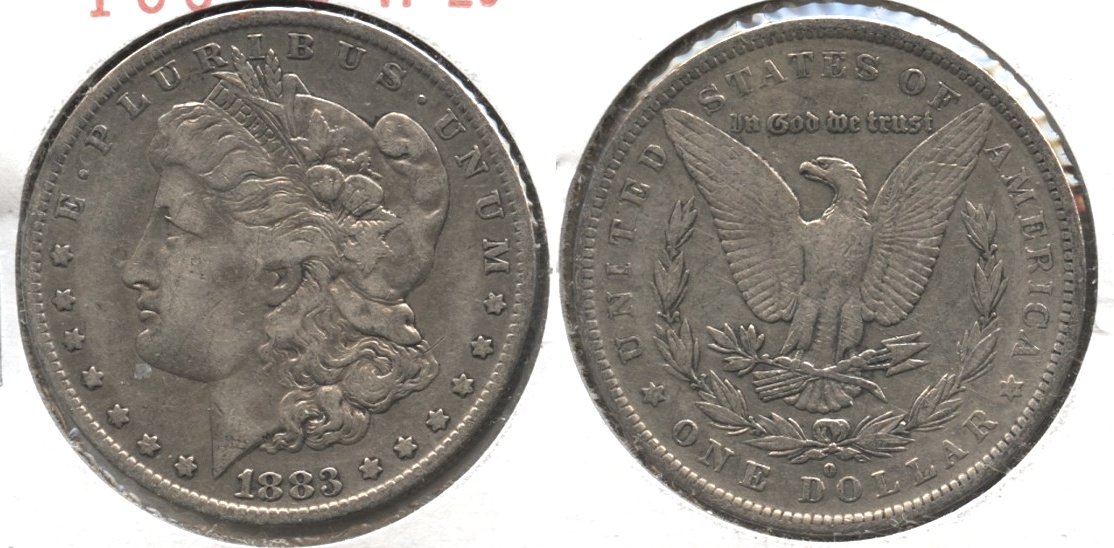 1883-O Morgan Silver Dollar VF-20 #d