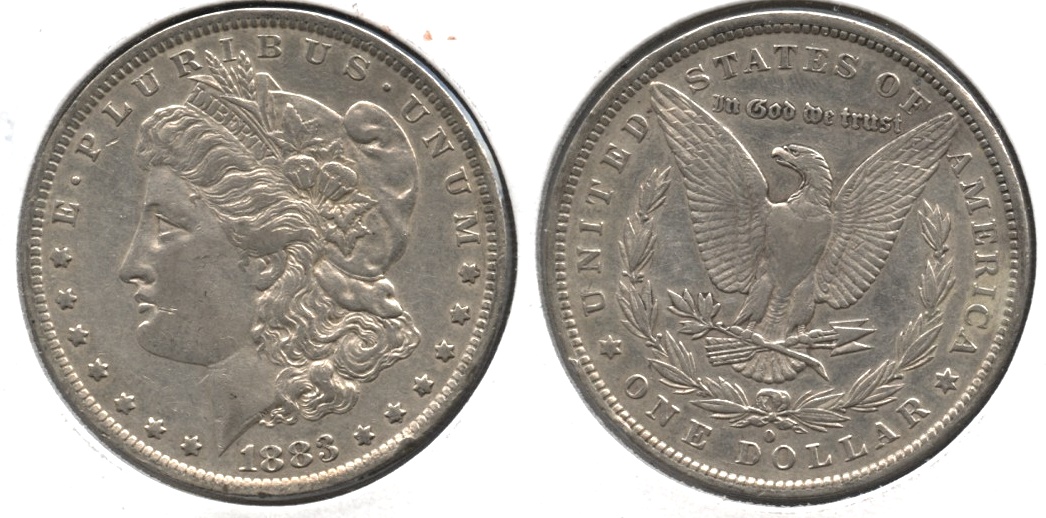 1883-O Morgan Silver Dollar VF-30 e