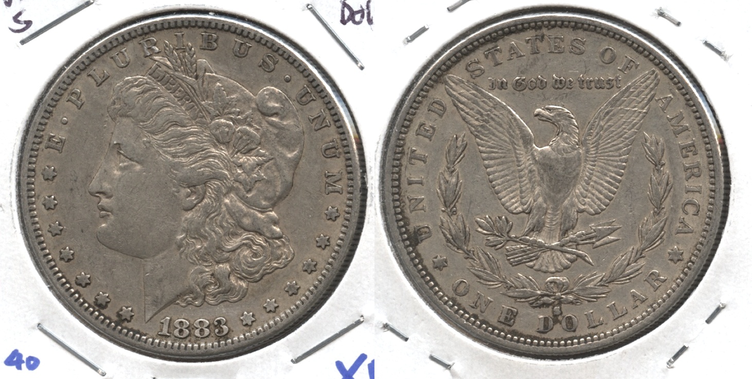 1883-S Morgan Silver Dollar EF-40