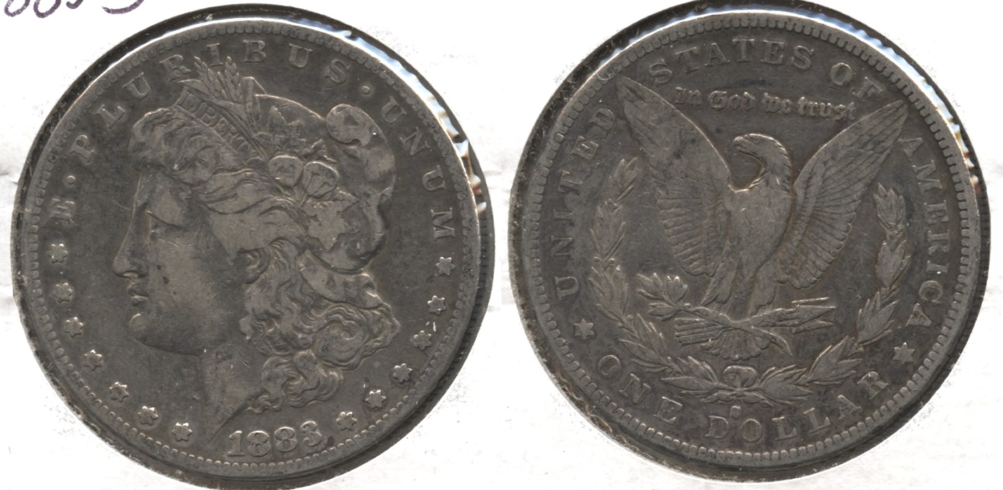 1883-S Morgan Silver Dollar Fine-12 #b