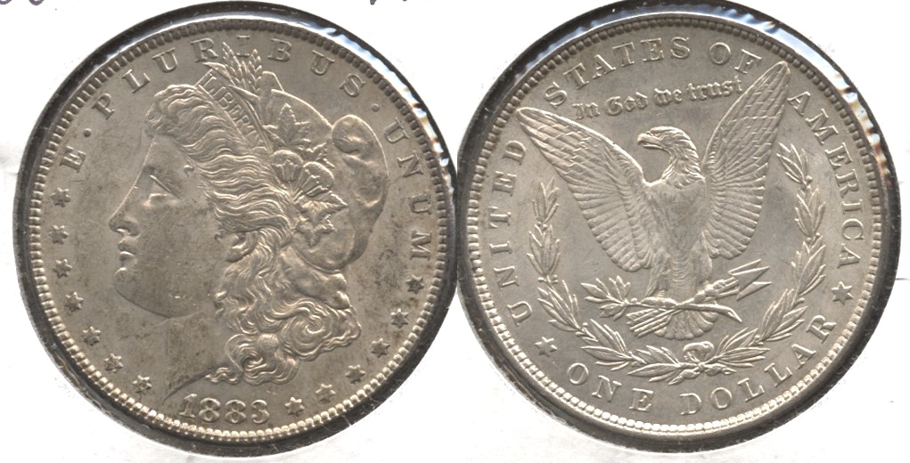 1883 Morgan Silver Dollar AU-50 #b