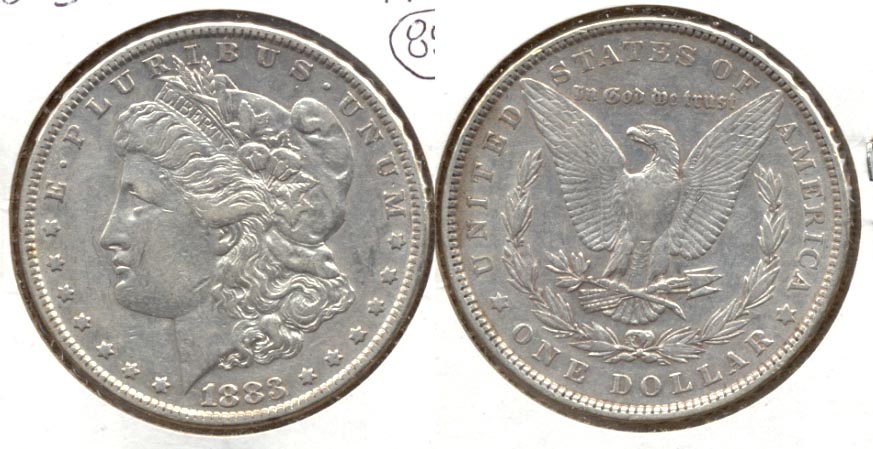 1883 Morgan Silver Dollar EF-40