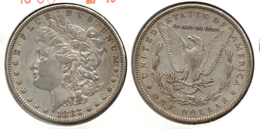 1883 Morgan Silver Dollar EF-40 a