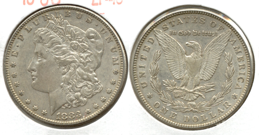 1883 Morgan Silver Dollar EF-40 d