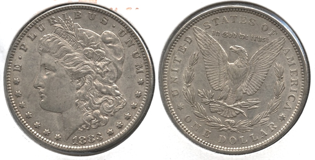 1883 Morgan Silver Dollar EF-40 #k