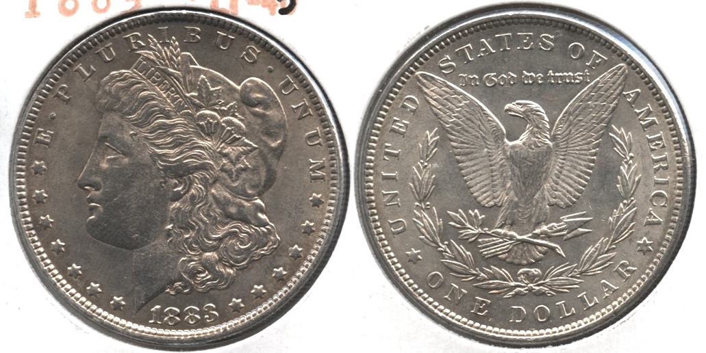 1883 Morgan Silver Dollar EF-45 #b