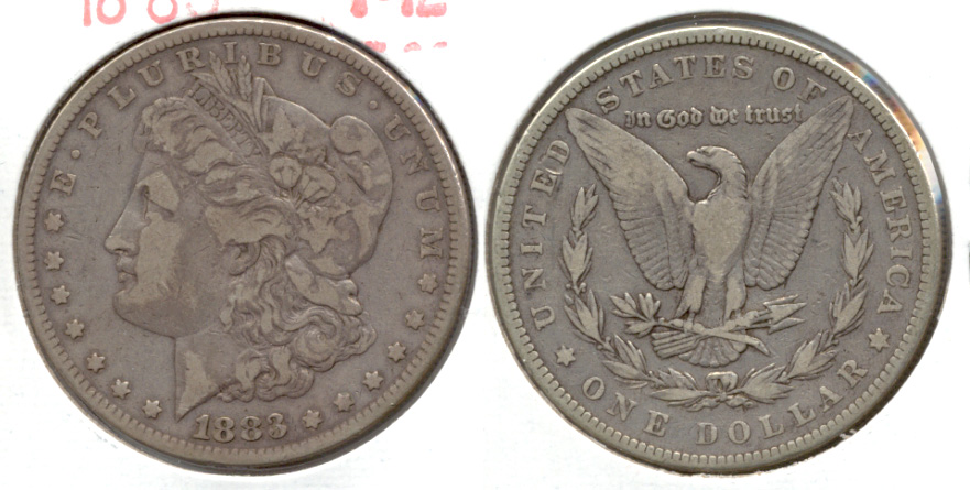 1883 Morgan Silver Dollar Fine-12