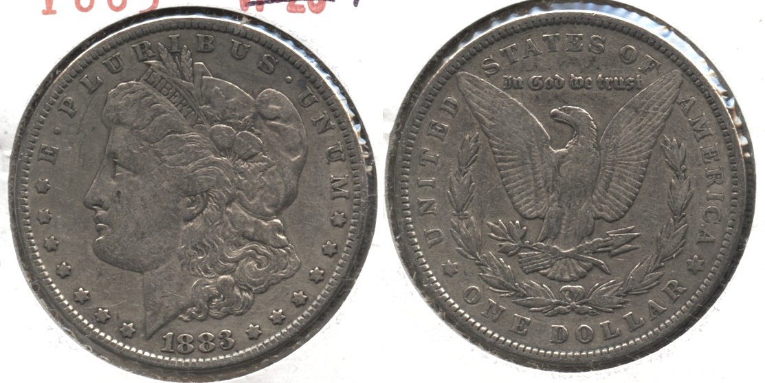 1883 Morgan Silver Dollar Fine-12 #c