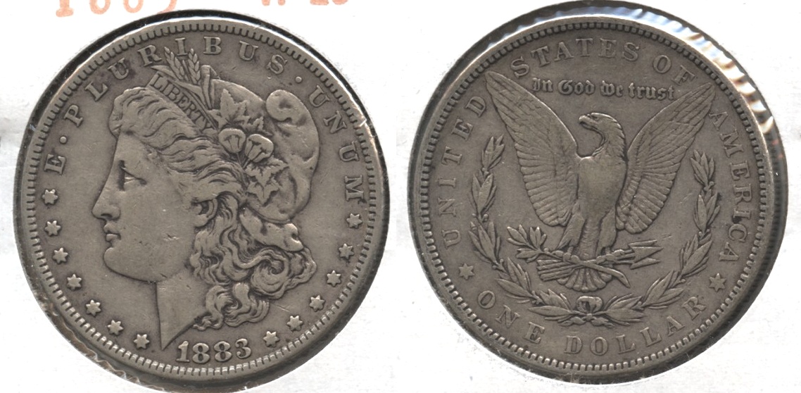 1883 Morgan Silver Dollar VF-20 #h