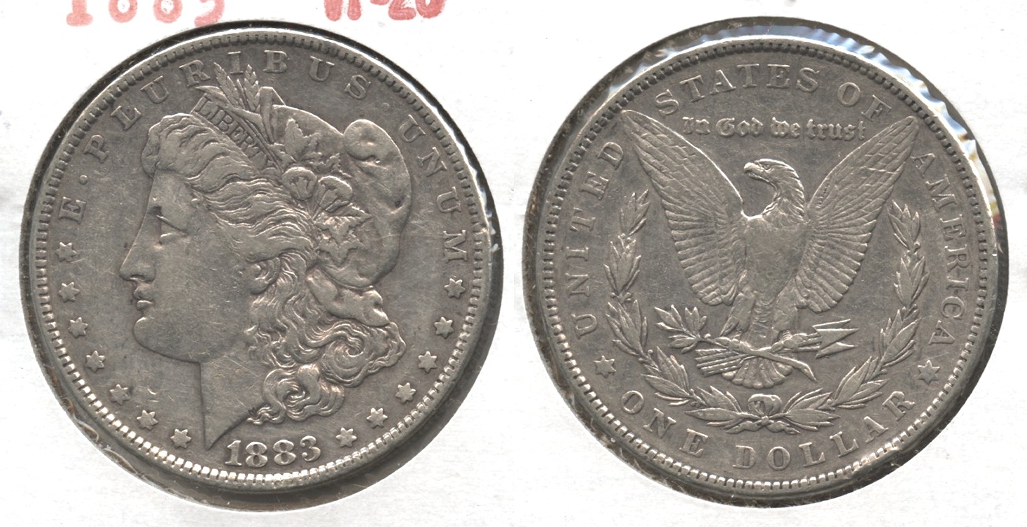 1883 Morgan Silver Dollar VF-20 #j
