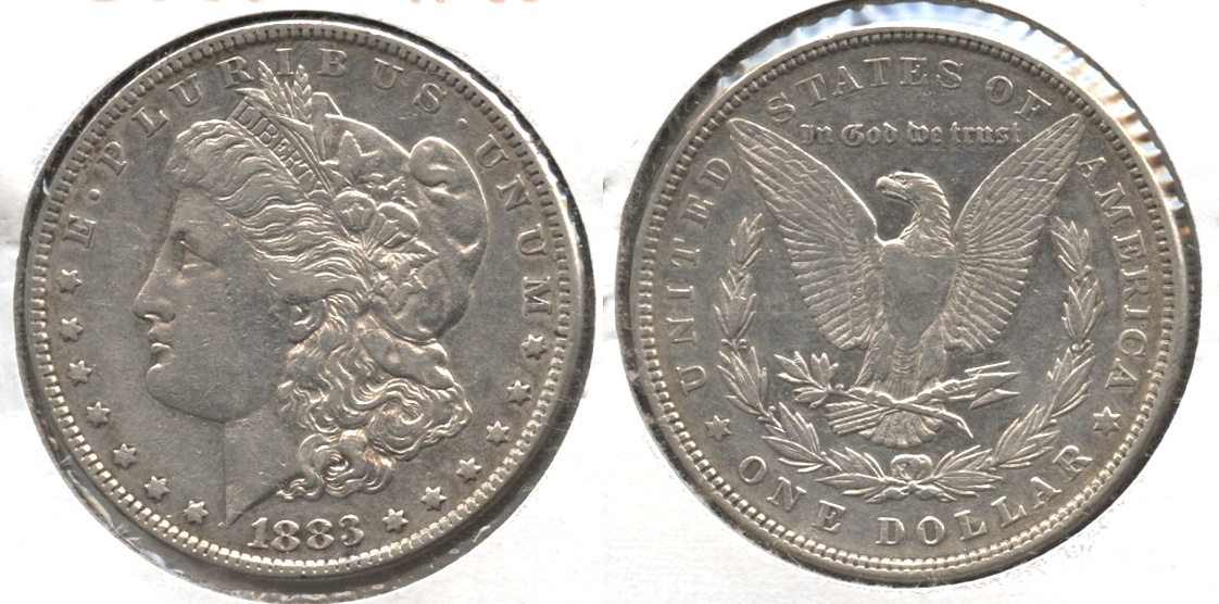 1883 Morgan Silver Dollar VF-30 #f