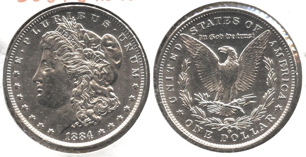 1884-O Morgan Silver Dollar AU-55 #i