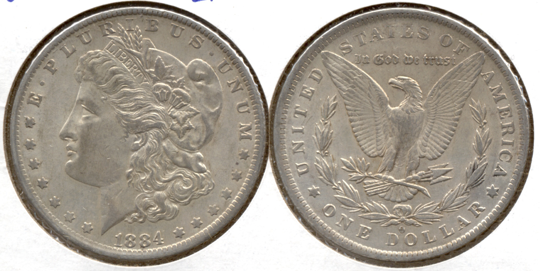 1884-O Morgan Silver Dollar EF-45 c