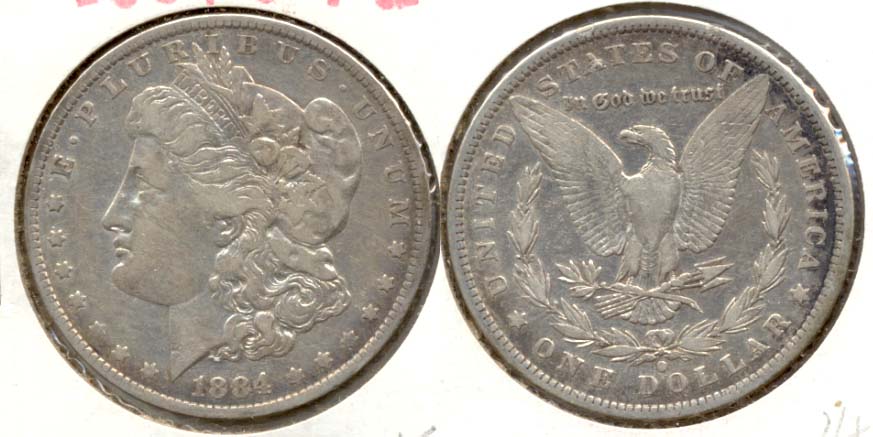 1884-O Morgan Silver Dollar Fine-12