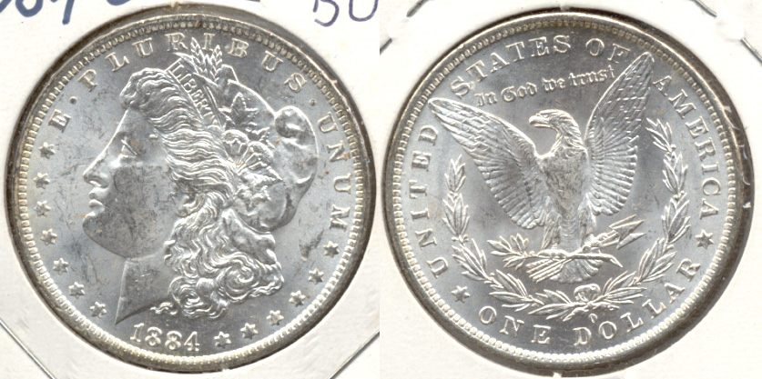 1884-O Morgan Silver Dollar MS-60