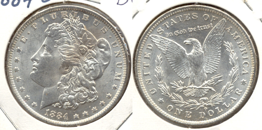 1884-O Morgan Silver Dollar MS-60 b