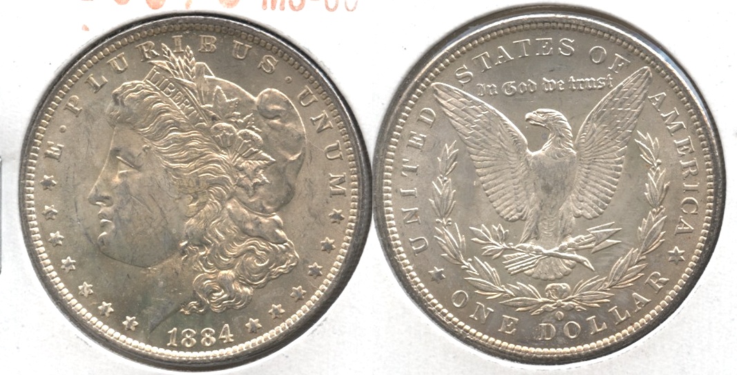 1884-O Morgan Silver Dollar MS-60 #j