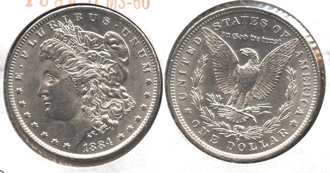 1884-O Morgan Silver Dollar MS-60 #n