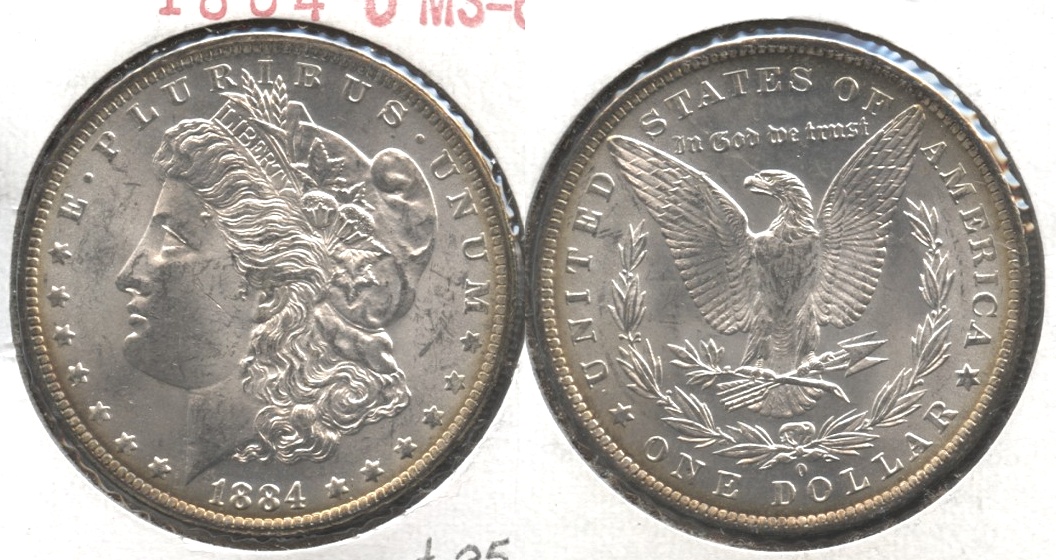 1884-O Morgan Silver Dollar MS-61 #a