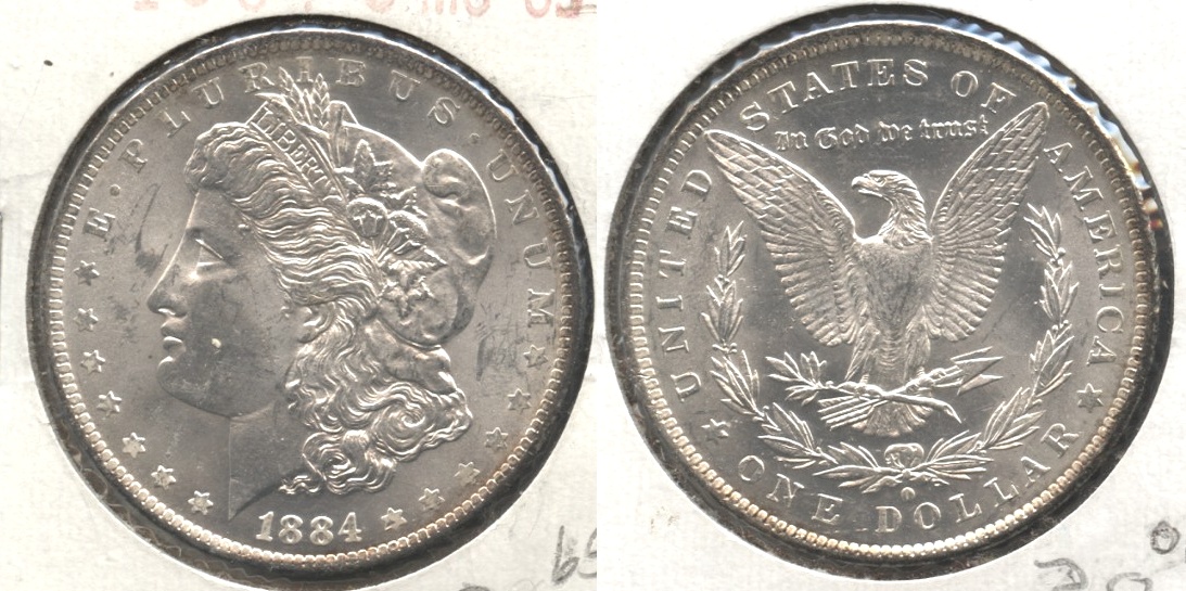 1884-O Morgan Silver Dollar MS-61 #d