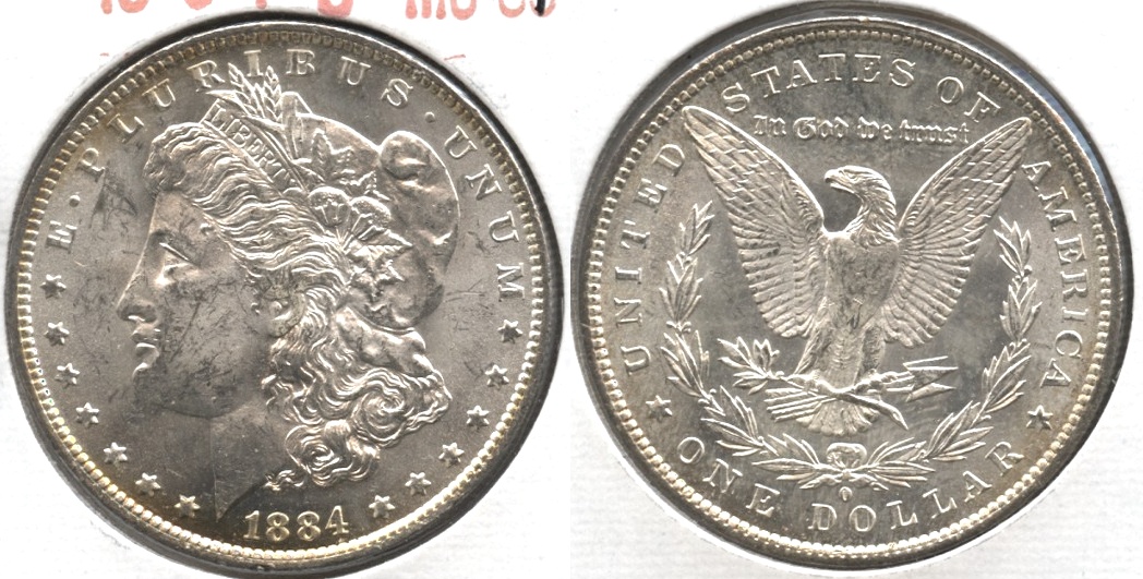 1884-O Morgan Silver Dollar MS-61 #e