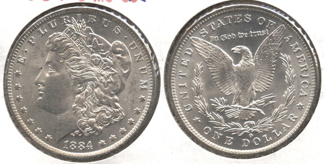 1884-O Morgan Silver Dollar MS-62 #b
