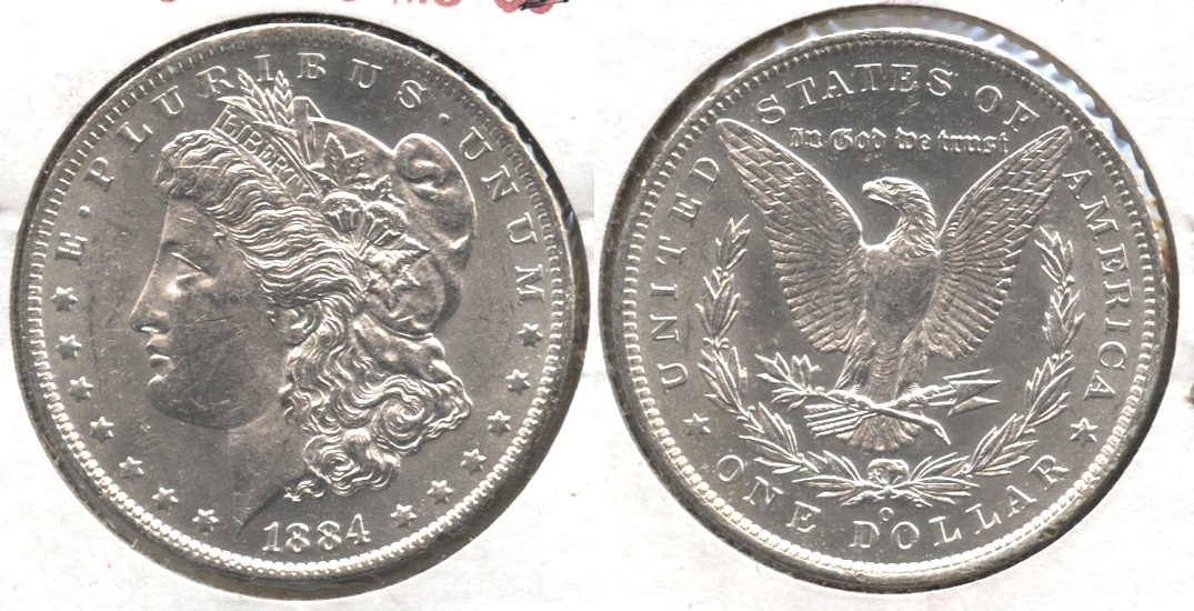 1884-O Morgan Silver Dollar MS-62 #d