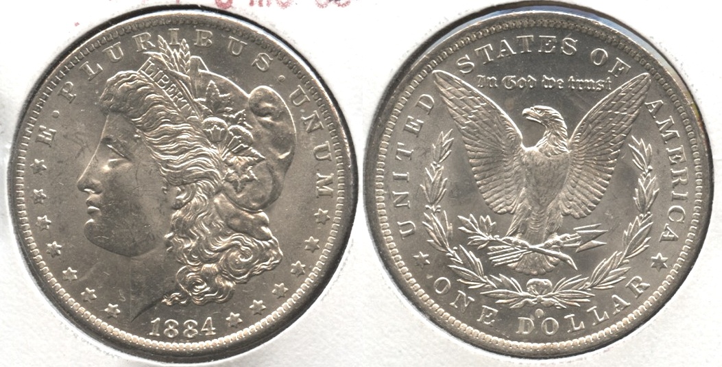 1884-O Morgan Silver Dollar MS-62 #e