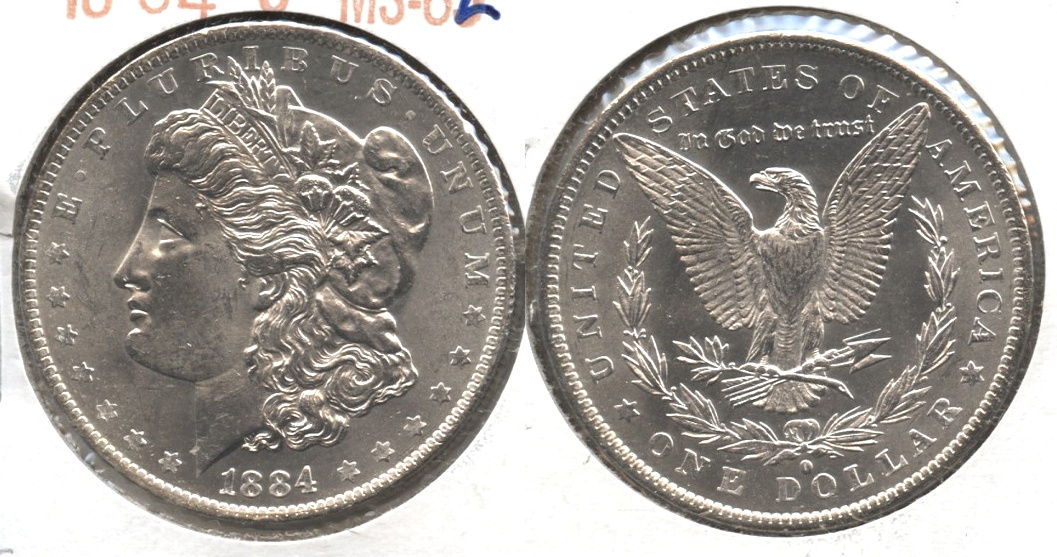 1884-O Morgan Silver Dollar MS-62 #f
