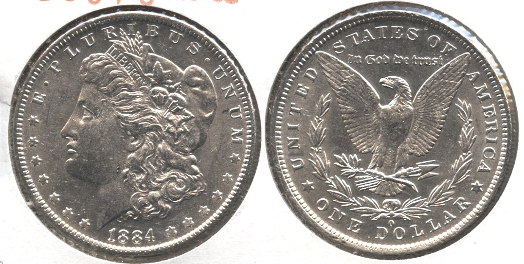 1884-O Morgan Silver Dollar MS-62 #g