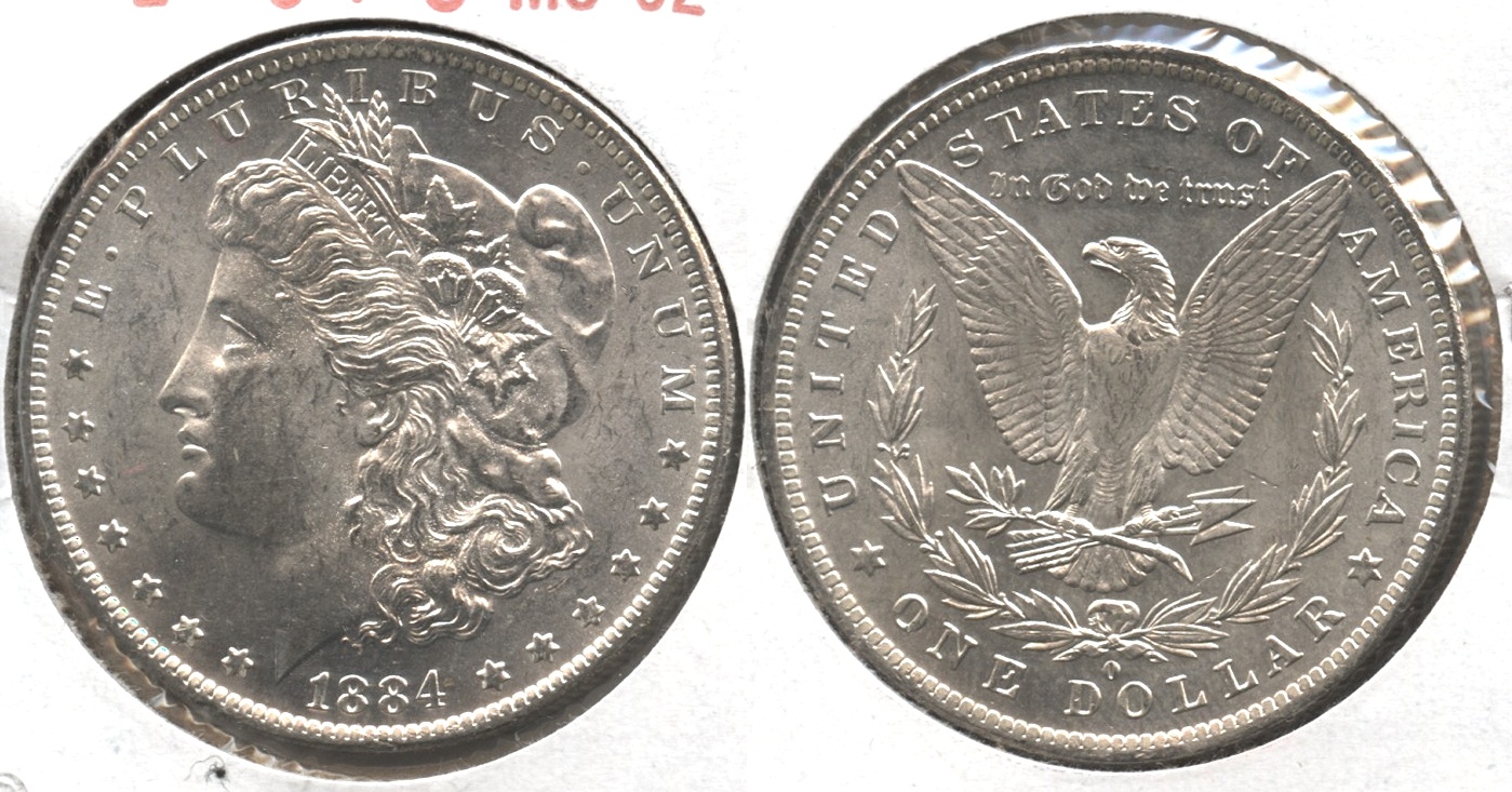 1884-O Morgan Silver Dollar MS-62 #o