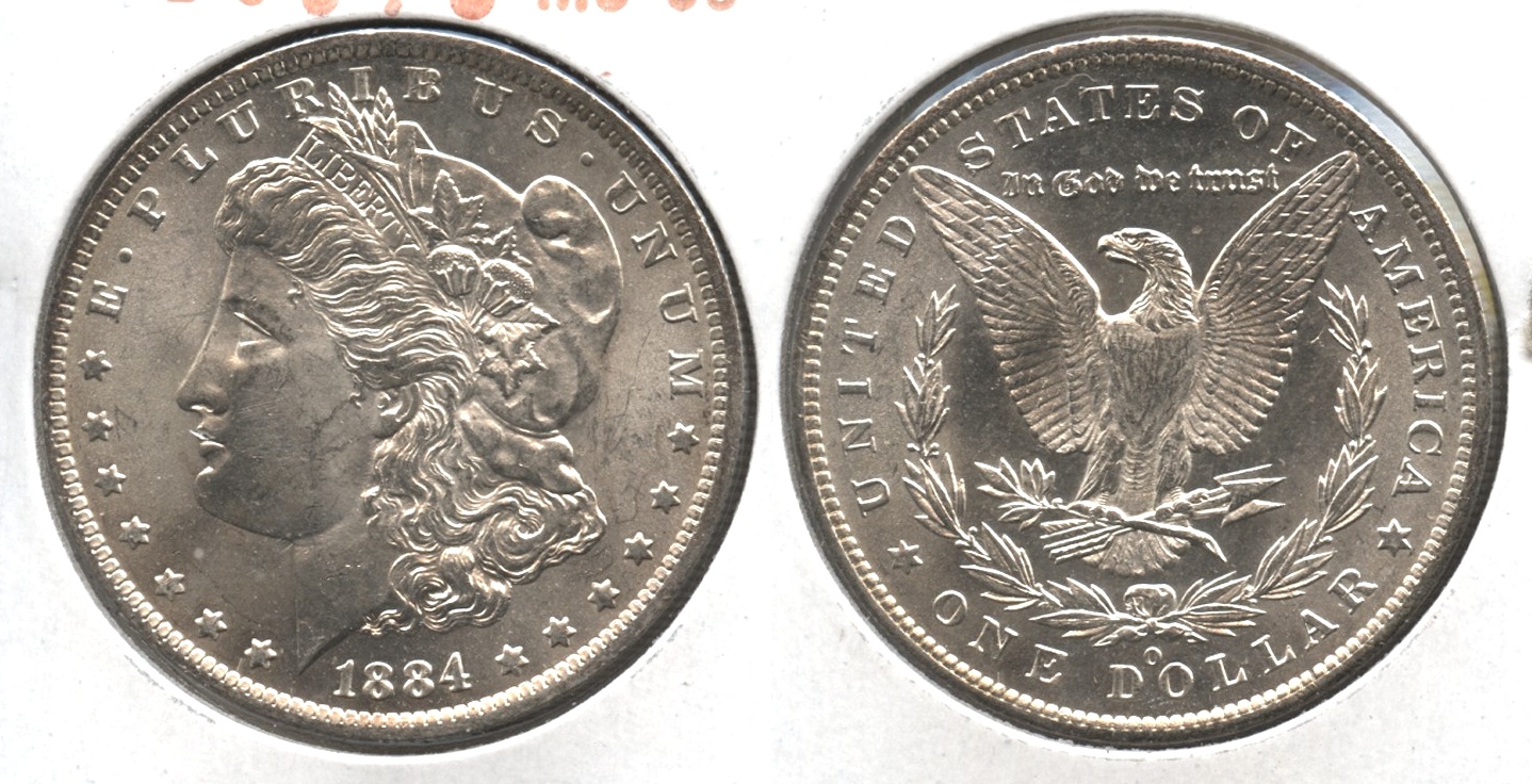 1884-O Morgan Silver Dollar MS-63 #p