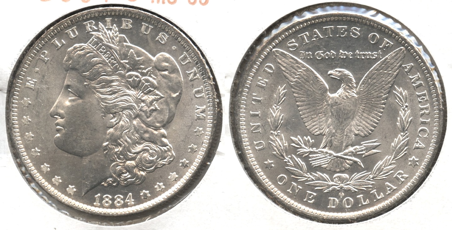 1884-O Morgan Silver Dollar MS-63 #s