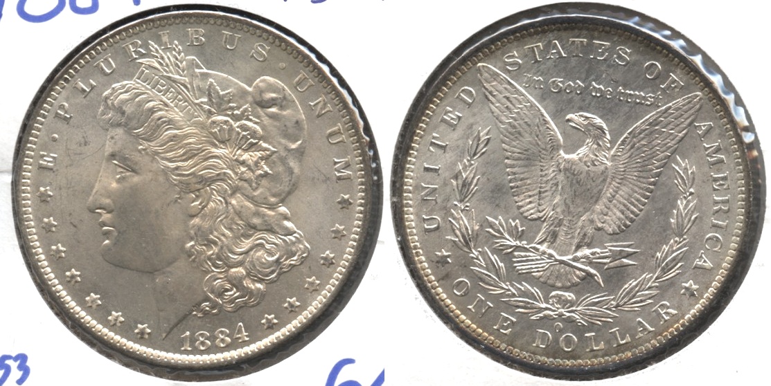 1884-O Morgan Silver Dollar MS-64 #a