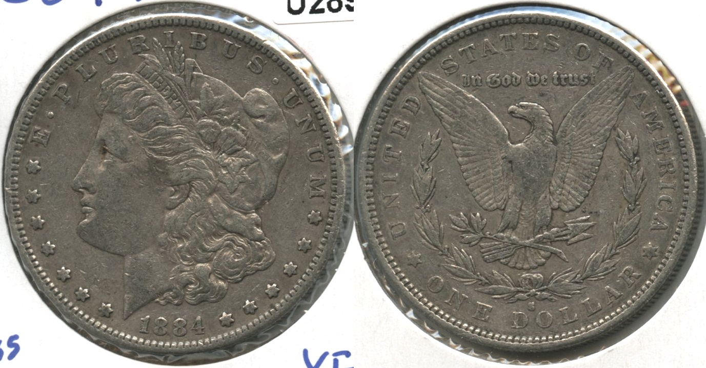 1884-S Morgan Silver Dollar EF-40