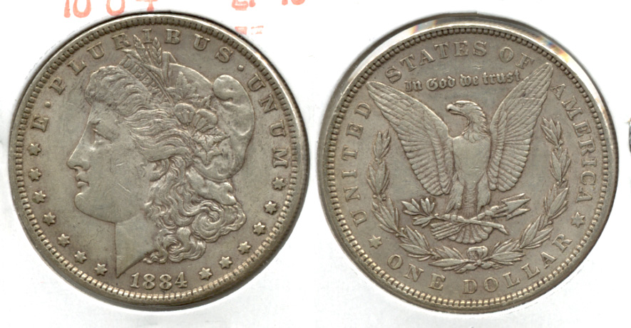 1884 Morgan Silver Dollar EF-40 a