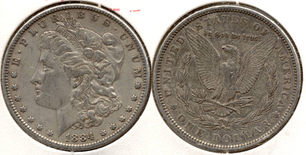 1884 Morgan Silver Dollar EF-40 c