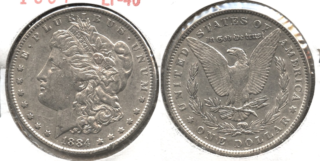 1884 Morgan Silver Dollar EF-40 #k