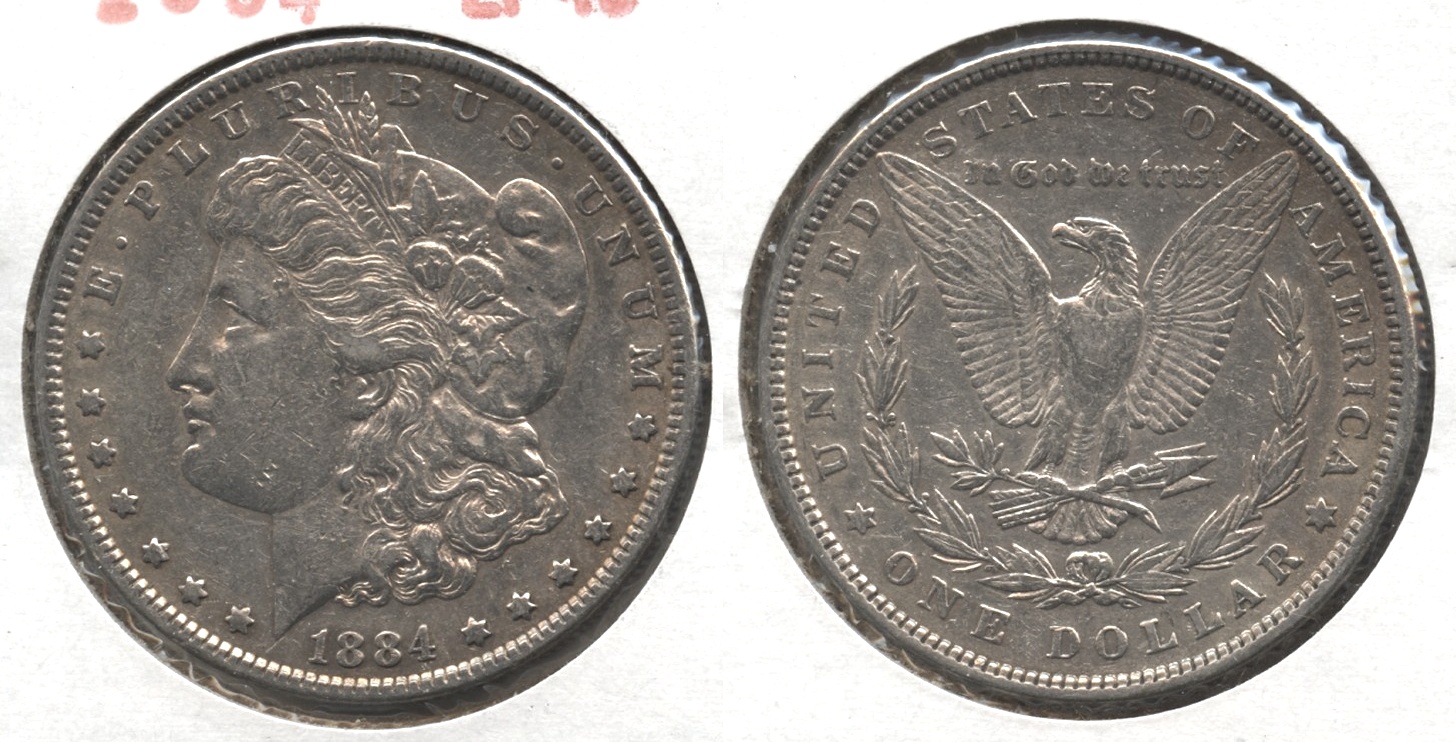 1884 Morgan Silver Dollar EF-40 #m