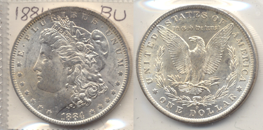 1884 Morgan Silver Dollar MS-60