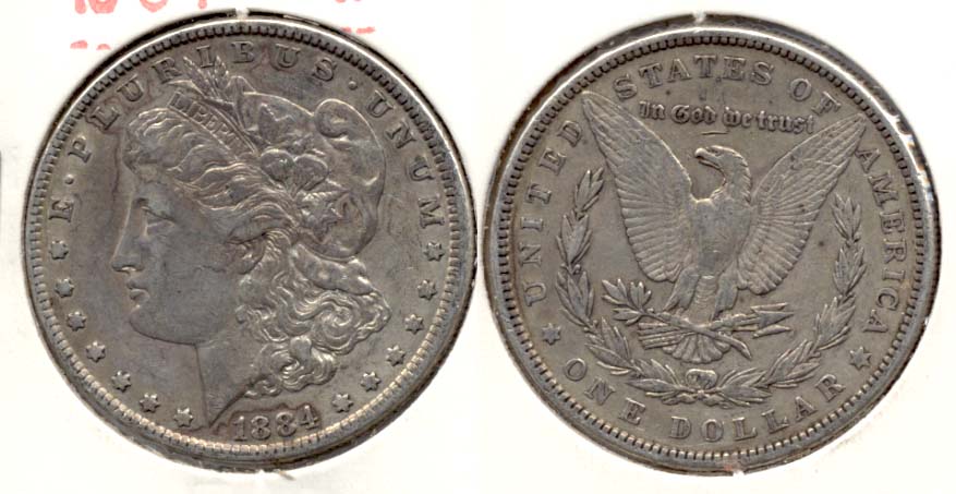 1884 Morgan Silver Dollar VF-30